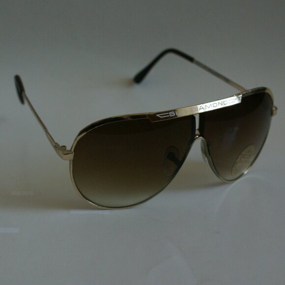 NWOT TruVintage Classic Sports Aviator w/SUN DIAMOND top bar gradient sunglasses - Picture 2 of 11